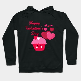 Happy Valentine's Day Cupcake Hoodie